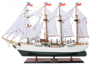 Esmeralda Painted Museum-quality Fully Assembled Wooden Model Ship