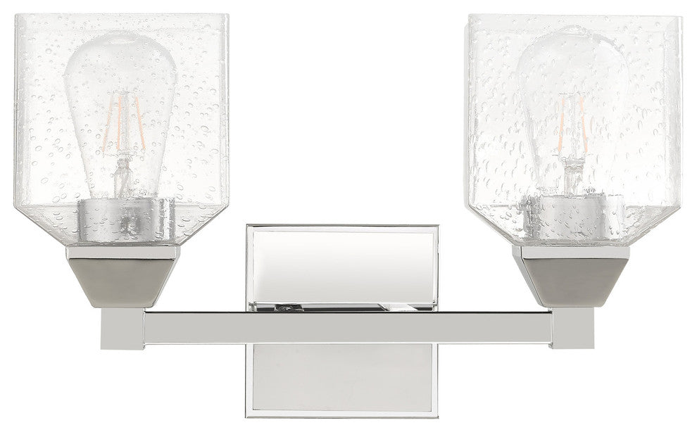 Livex Lighting Polished Chrome 2-Light Bath Vanity