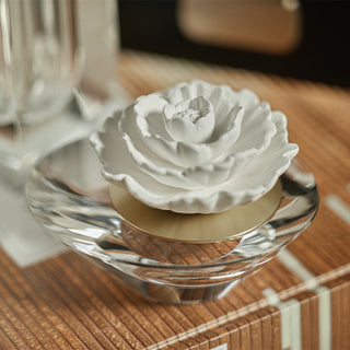 Dream Mini- Crystal Edition Porcelain Diffuser, Moroccan Peony
