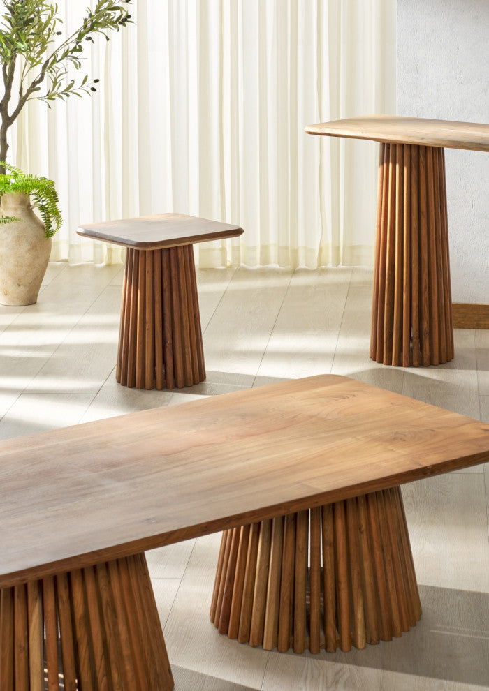 Safavieh Couture Penelope Wood Console Table, Natural