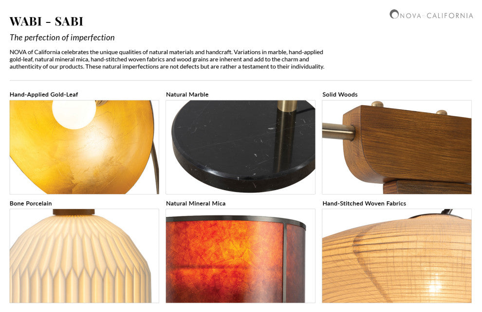 Moraga Table Lamp - 24", Bone Porcelain and Walnut, 4-Way Rotary Switch