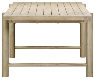 Gata Light Teak Outdoor Rectangular Dining Table