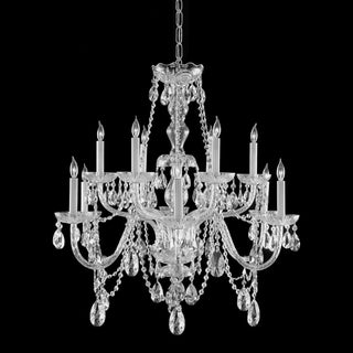 Crystorama Traditional Crystal 12-Light Chandelier