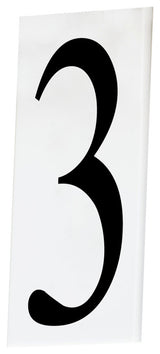 Maxim 53613 5" Tall House Number 3 - White