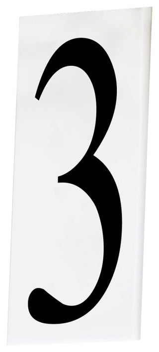Maxim 53613 5" Tall House Number 3 - White