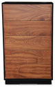 Barcelo Chest - Black and Wood Finish