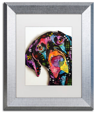 Dean Russo 'Pointer' Framed Art, Silver Frame, 11"x14", White Matte