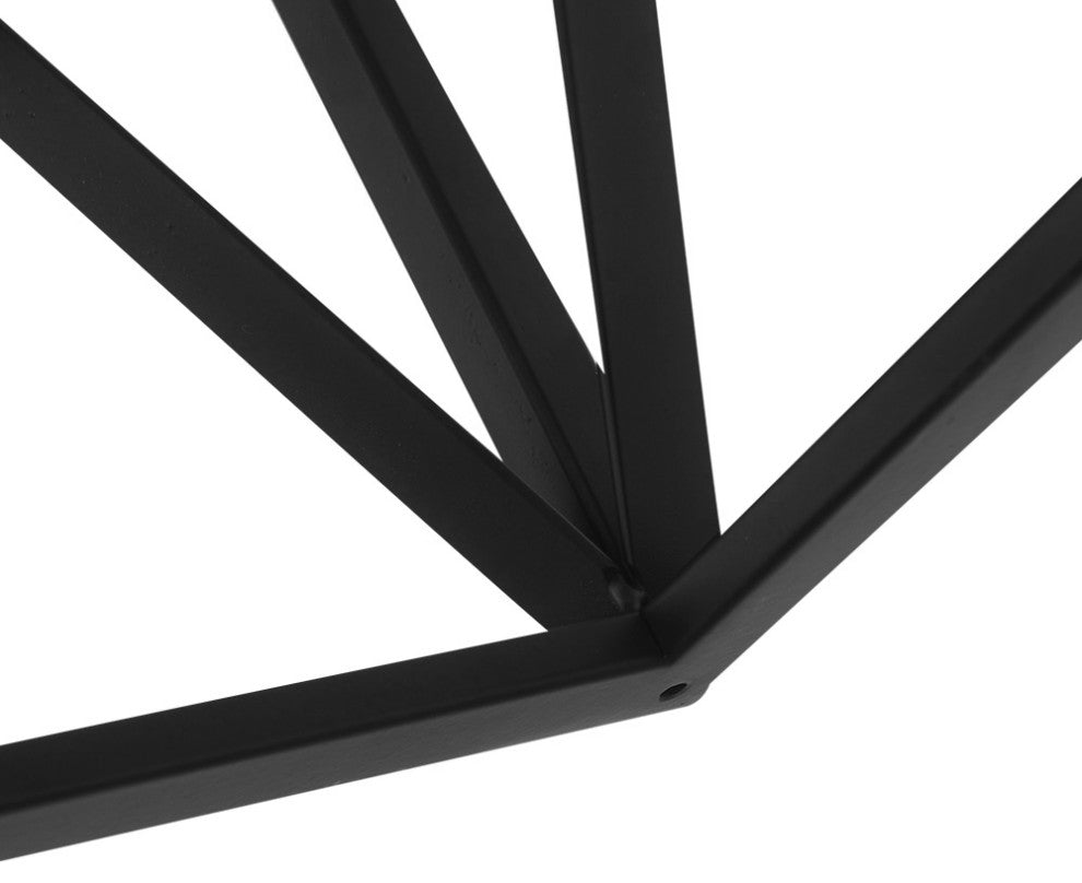 Modern 4-Light Rectangular Chandelier