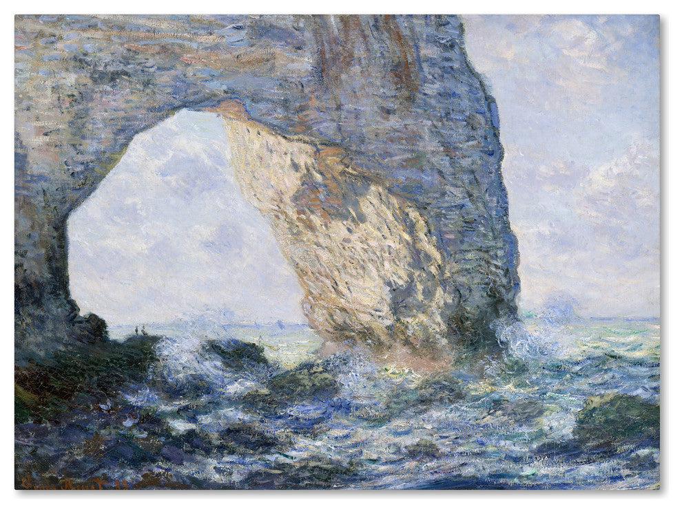Monet 'The Manneporte' Canvas Art, 19 x 14