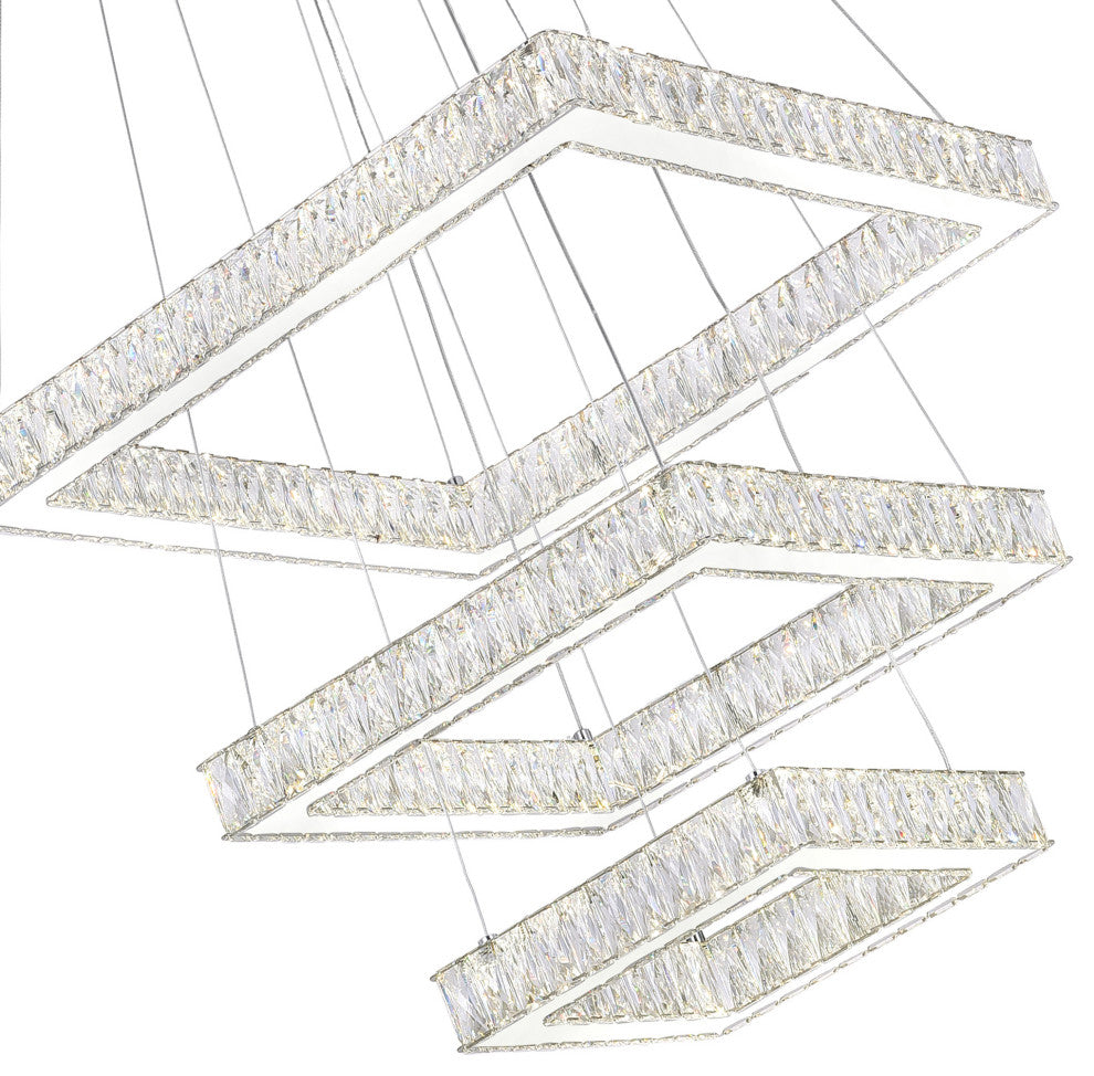 Florence LED Chandelier With Chrome Finish