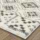 Viviana Distressed Tribal Ivory/ Brown Area Rug, 9'10"X12'10"