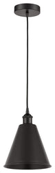 Innovations 616-1P-BK-MBC-8-BK 1-Light Mini Pendant, Matte Black