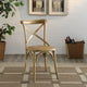 Modern Urban Contemporary Dining Side Chair, Brown Wood