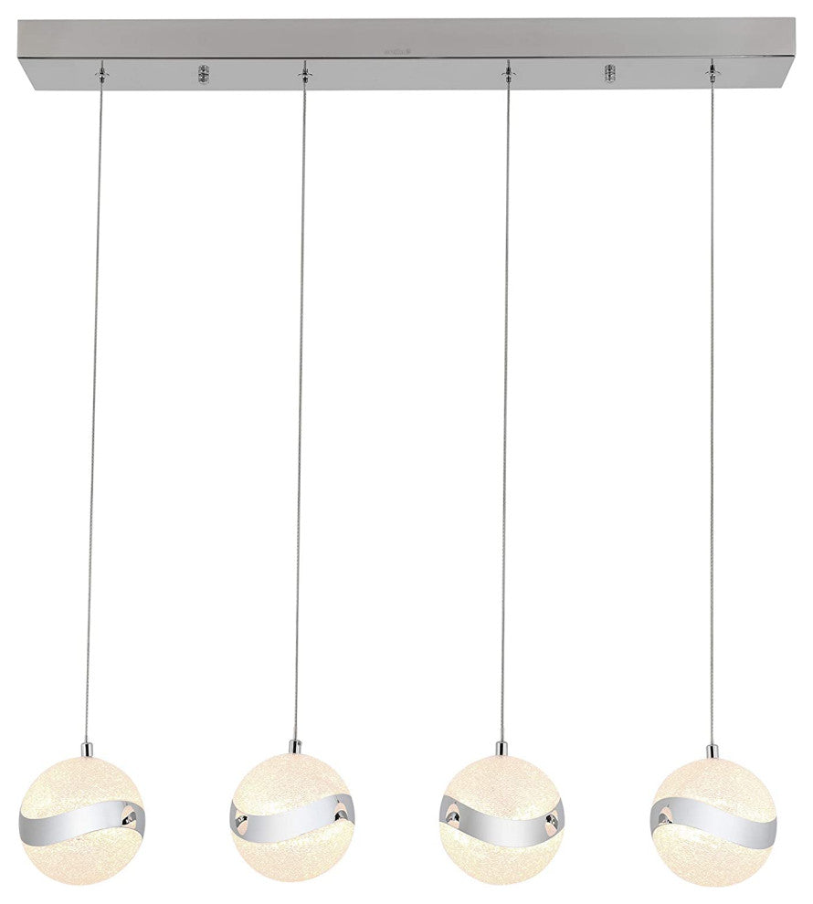 Artika Wavey 4-Light Pendant Light Fixture
