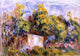 Pierre Auguste Renoir Landscape With Cabin, 18"x27" Wall Decal