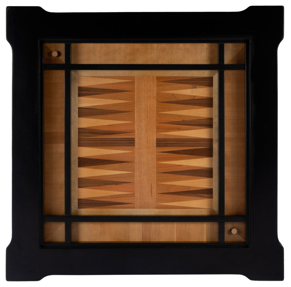 Vincent Multi-Game Card Table, Black