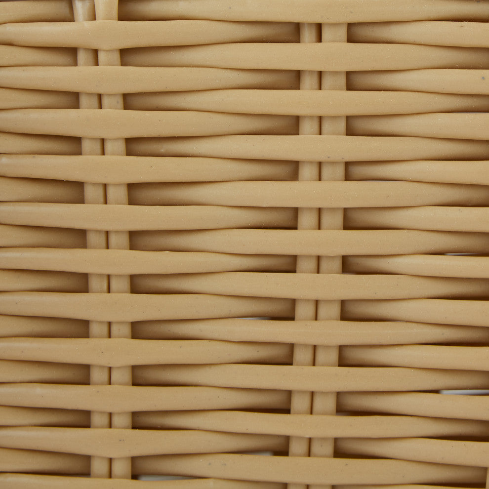 Beige Bone Shape Toy Basket Medium 21x13x8