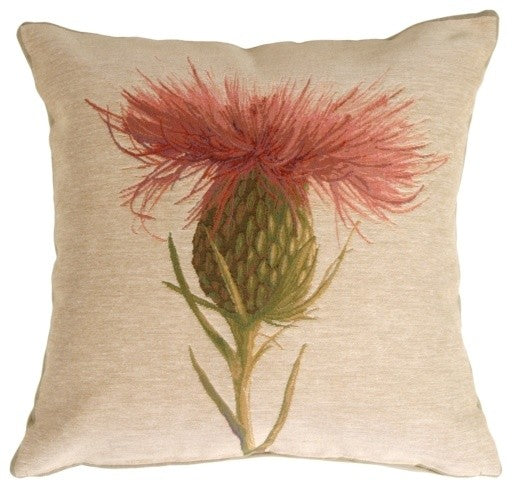 Pillow Decor - Thistle Flower Pillow