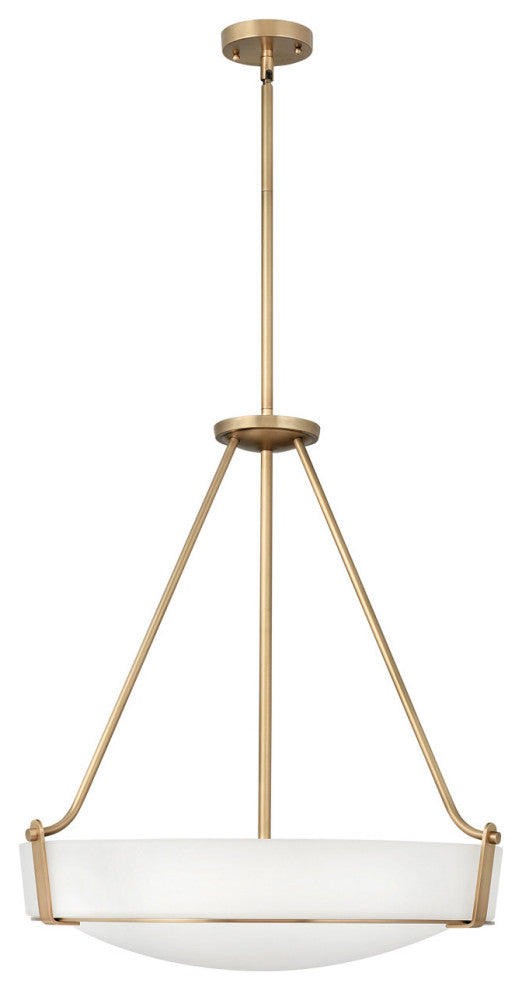Hinkley Hathaway Large Pendant, Heritage Brass