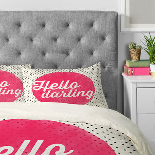 Deny Designs Allyson Johnson Hello Darling Dots Pillowcase