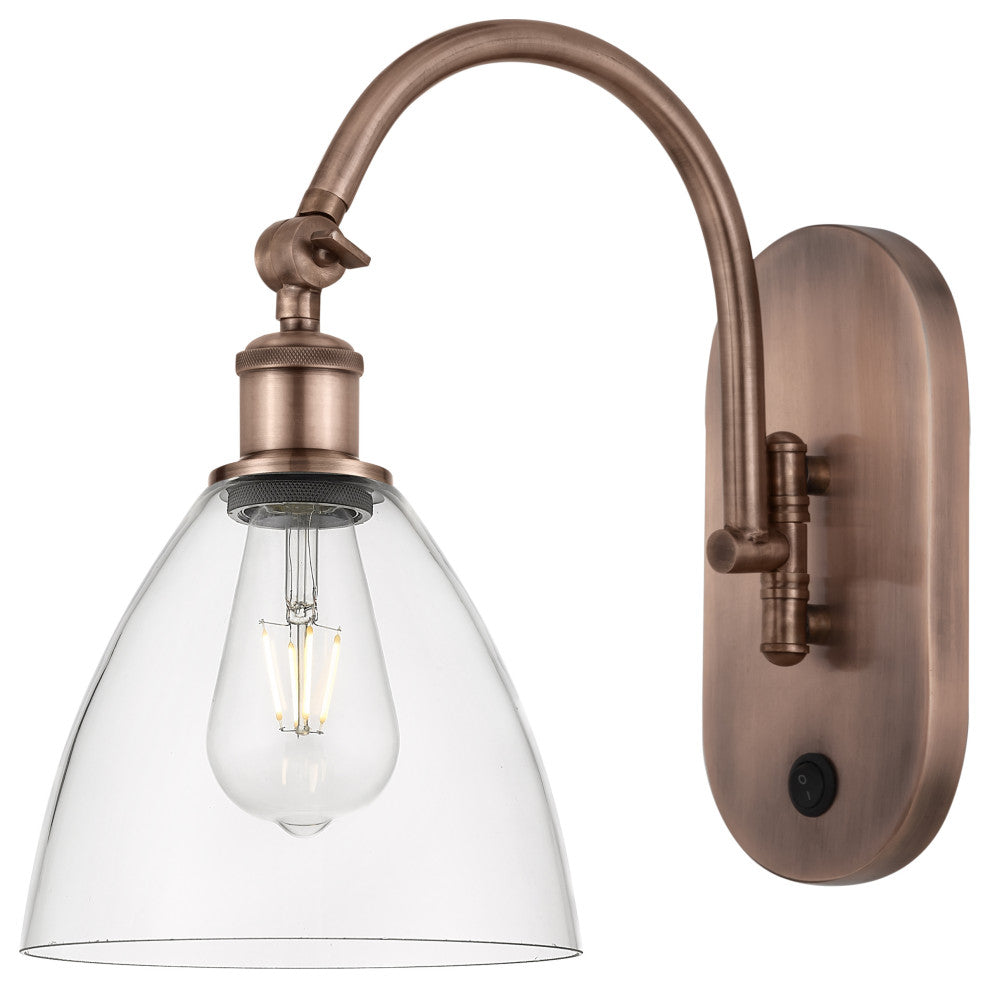 Innovations 518-1W-AC-GBD-752 1-Light Sconce, Antique Copper