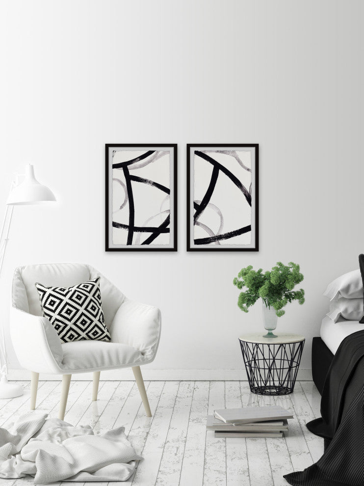 Winding Trails Diptych, Set of 2, 20x30 Panels