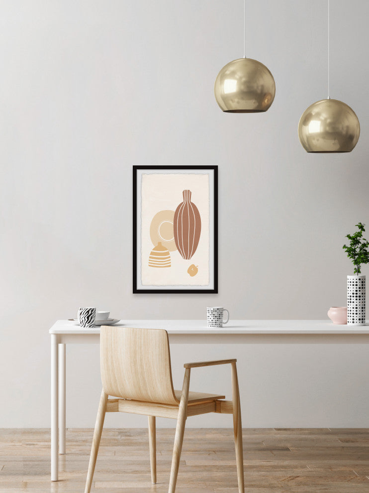 "Perfect Stripes" Framed Painting Print, 8x12