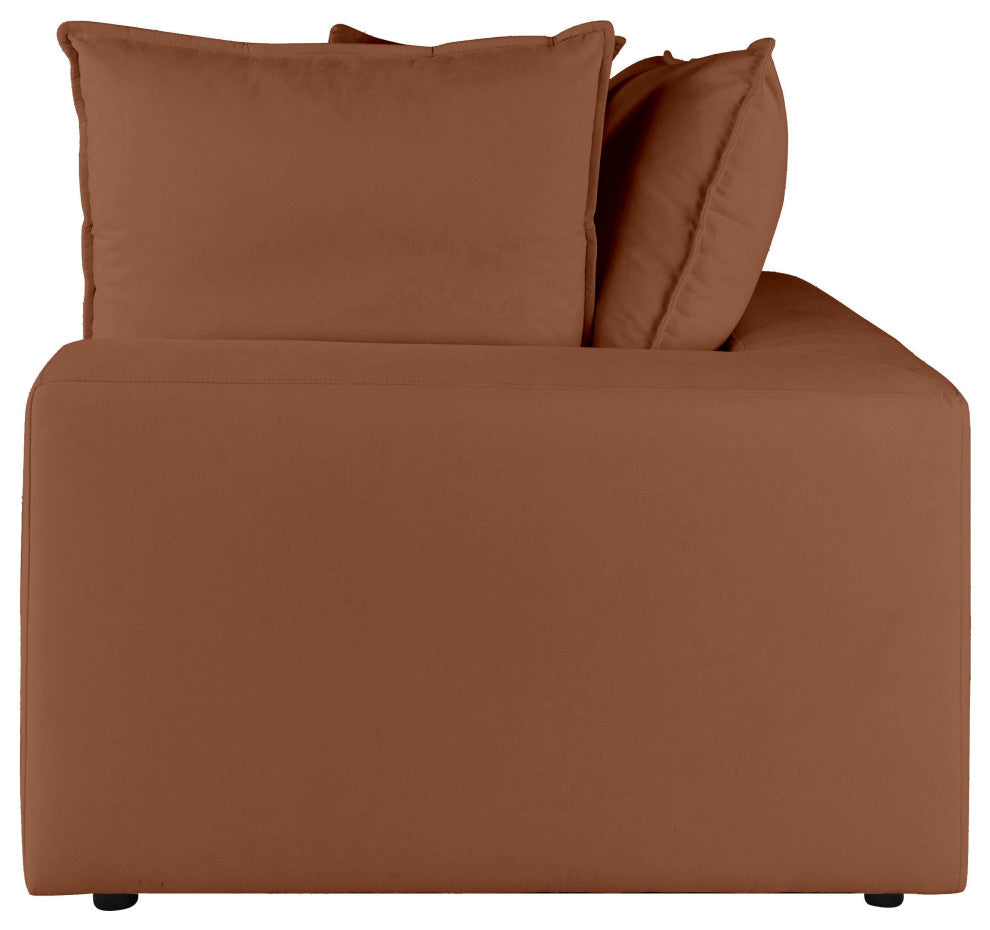 Cali Rust Corner Chair