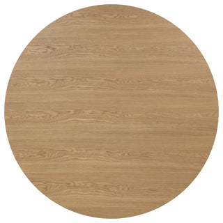 Kalla Dining Table, Round, Rustic Oak, 68"