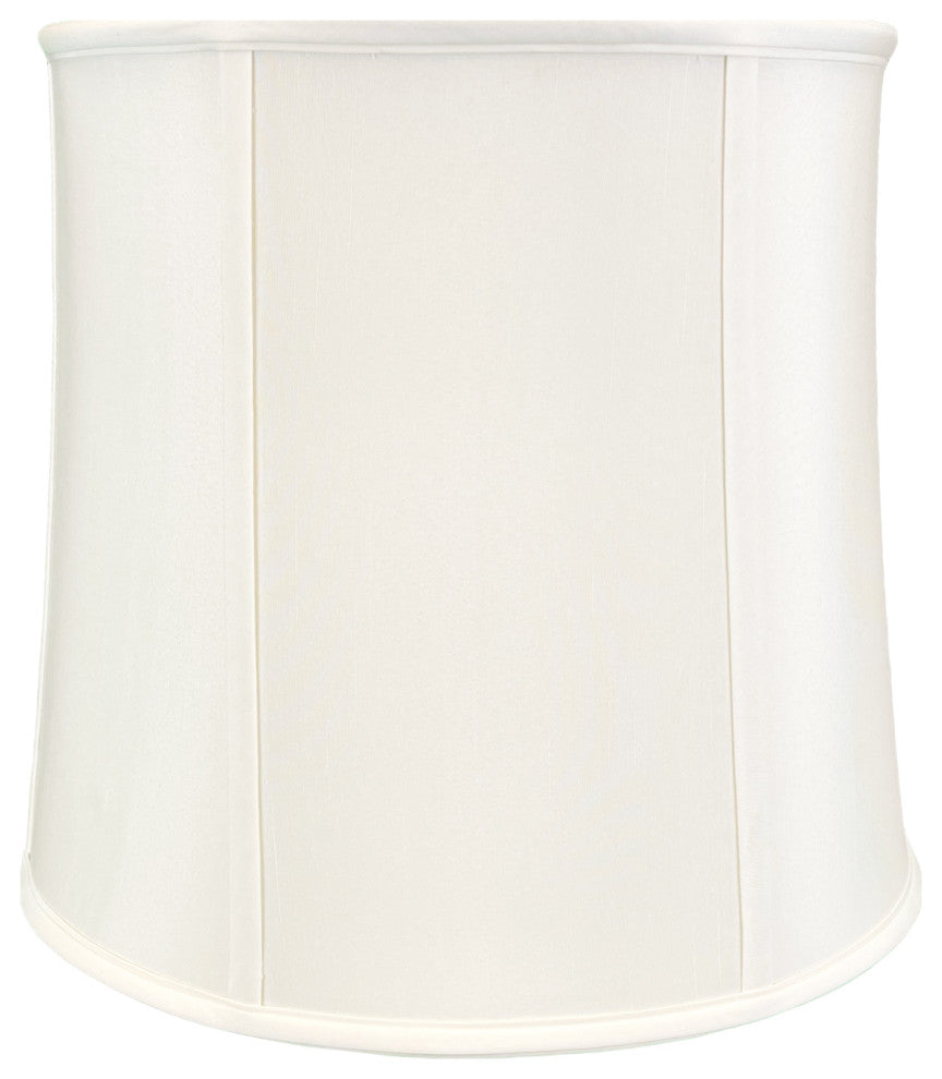 Royal Designs Drum Lamp Shade, White, 9x10x10, Set of 2