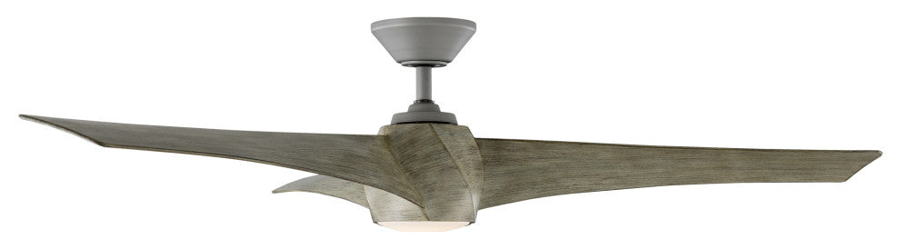 Twirl 58" Indoor/Outdoor Smart Ceiling Fan, Graphite Weathered, 3500K Light Kit