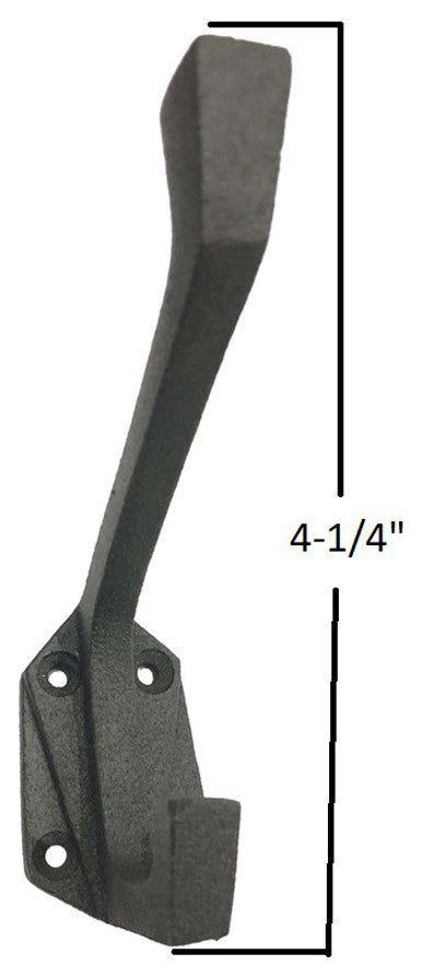 Heavy Duty Coat Hooks Double Hook Coat Hanger 3.35 x 1.25 x 4 inches