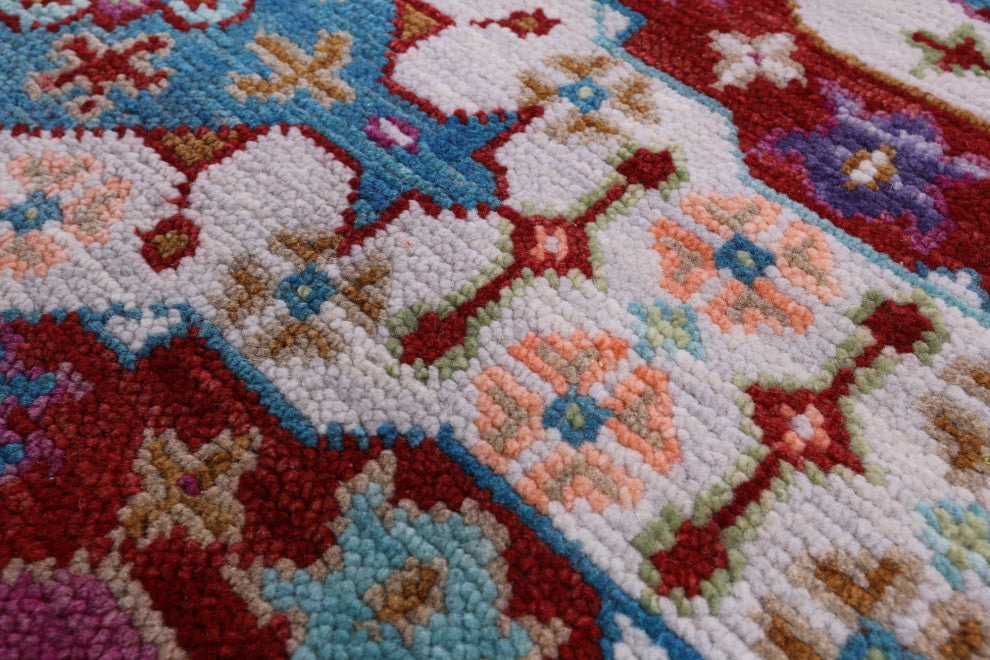 Mamluk Hand Knotted Wool Rug 5' 11" X 9' 2" - Q15869