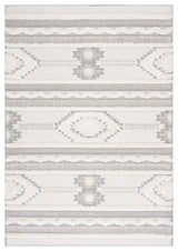 Safavieh Cottage Collection COT206A Rug, Ivory/Light Grey, 5'3" X 7'7"