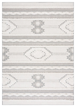 Safavieh Cottage Collection COT206A Rug, Ivory/Light Grey, 5'3" X 7'7"