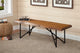 Live Edge Bench, Light Walnut