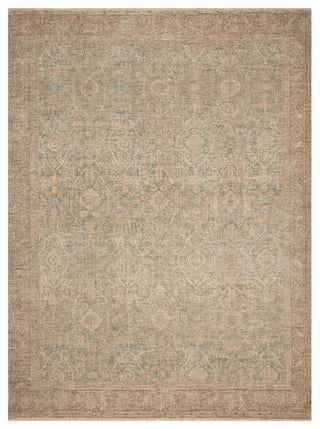 Priya PRY-06 Denim/Rust 3'6"x5'6" Area Rug