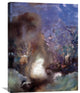 "Roger and Angelica" Stretched Canvas Giclee by Odilon Redon, 23"x30"