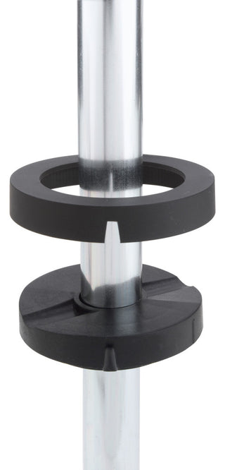 Polymer Full-Circle 2-Shelf Lazy Susans for Corner Wall Cabinets, White, 18"W