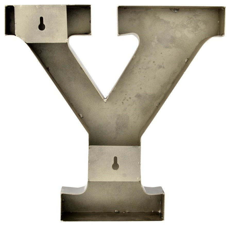 Metal Letter on Antique Nickel Finish, 12"