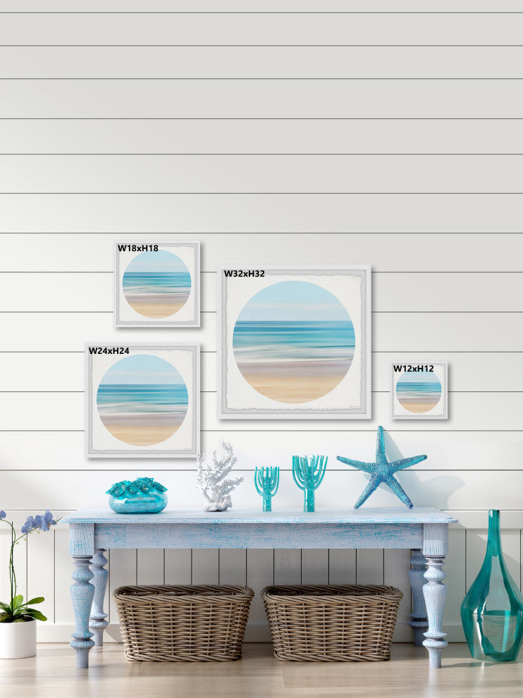 "Find the Endless Sea" Framed Painting Print, 12x12