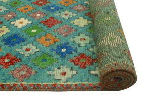 Balochi Adeben Light Green/Ivory Rug, 4'10x7'11