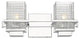 Innovations Lighting 310-2W-PC-CL Wellfleet, 2 Light Bath Vanity In Retro Style