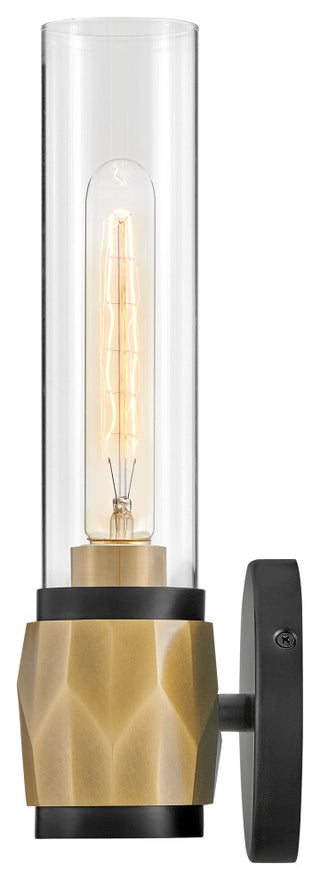 Hinkley Ellison Medium Single Light Vanity, Black