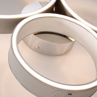 Verdura 1-Light Flushmount, Grey+ White