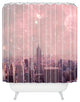 Bianca Green Stardust Covering New York Shower Curtain