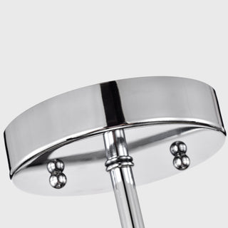CHLOE Lighting IRONCLAD Industrial 3-Light Chrome Semi-Flush Fixture