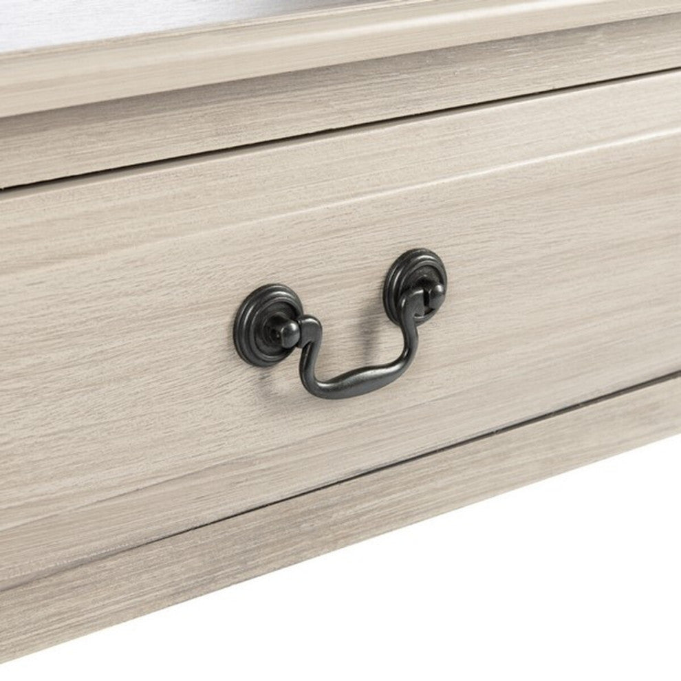 George 2 Drawer Console Table Greige