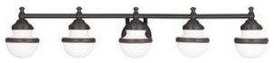 Livex Lighting 5 Light Olde Bronze Bath Light - 5715-67