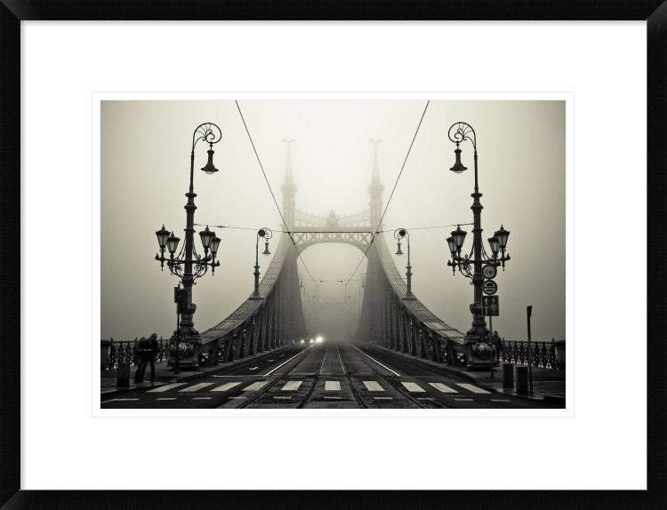 "The Bridge" Framed Digital Print by Arminmarten, 26"x20"
